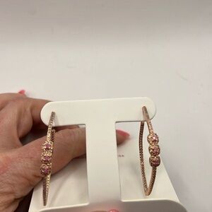 NWT- beautiful simply hoops